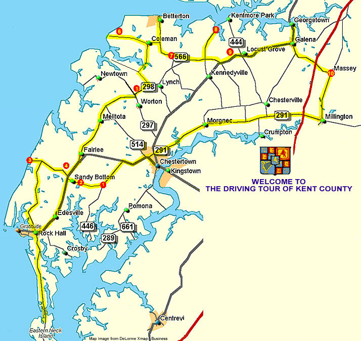 Map Of Kent County Hiking In Map