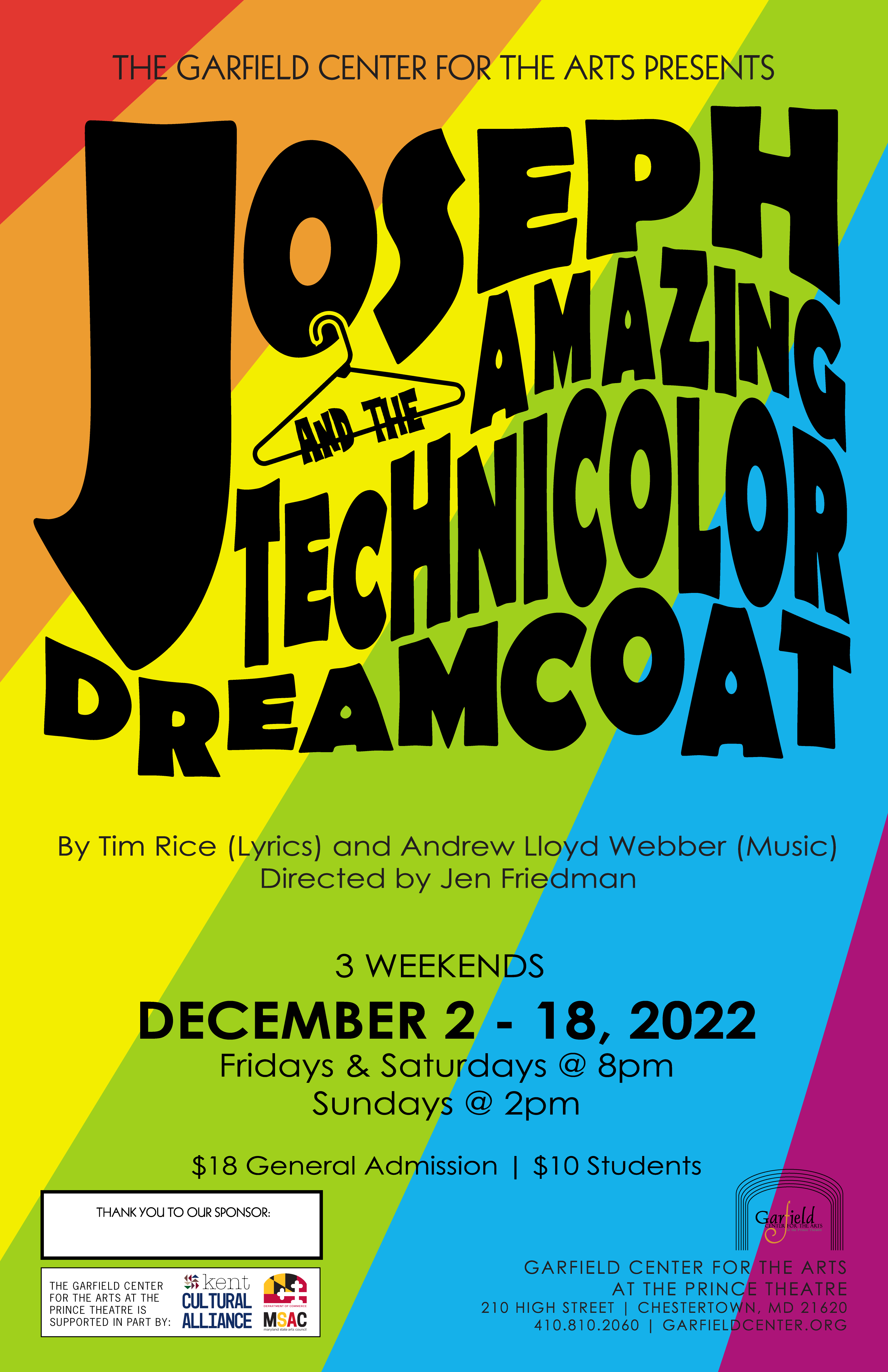 The Garfield presents Joseph and the Amazing Technicolor Dreamcoat