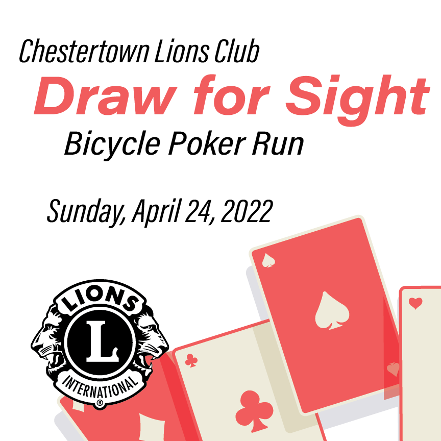 Draw for Sight Bicycle Poker Ride