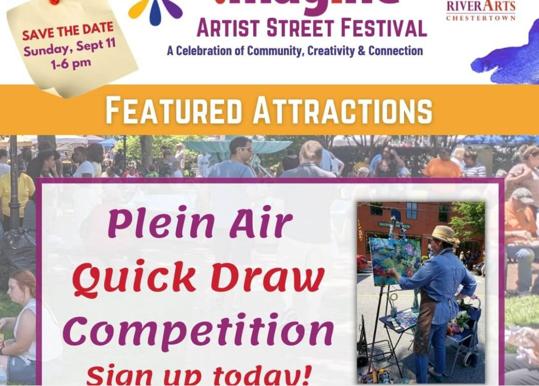 Quick Draw plein air competition - !magine Street Festival