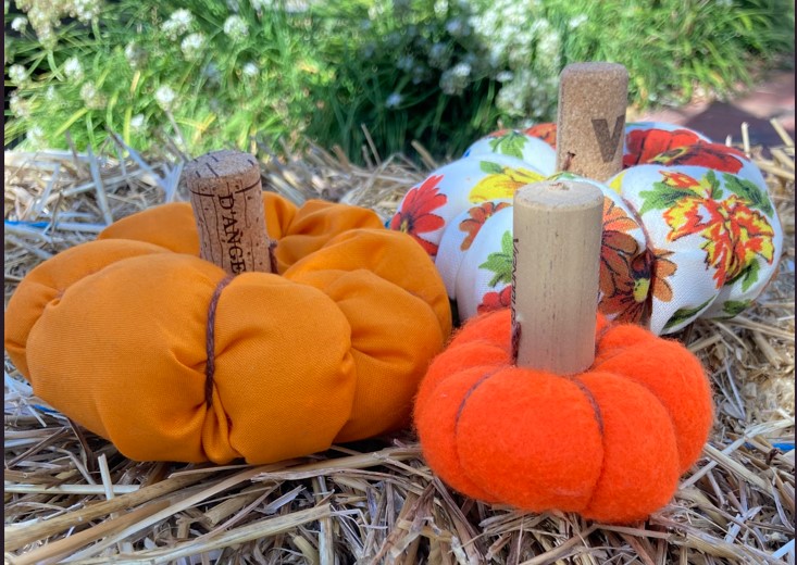 Uncorked Creations: Fabric Pumpkins