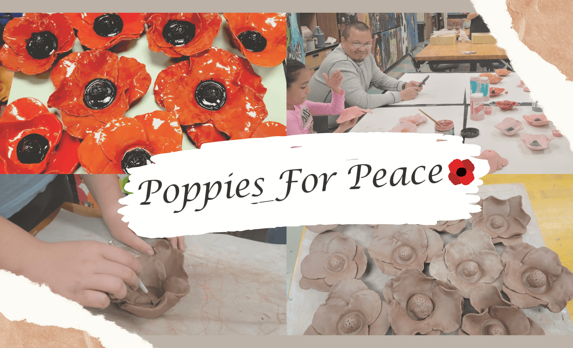 KCHS VISUAL ARTS - POPPIES FOR PEACE