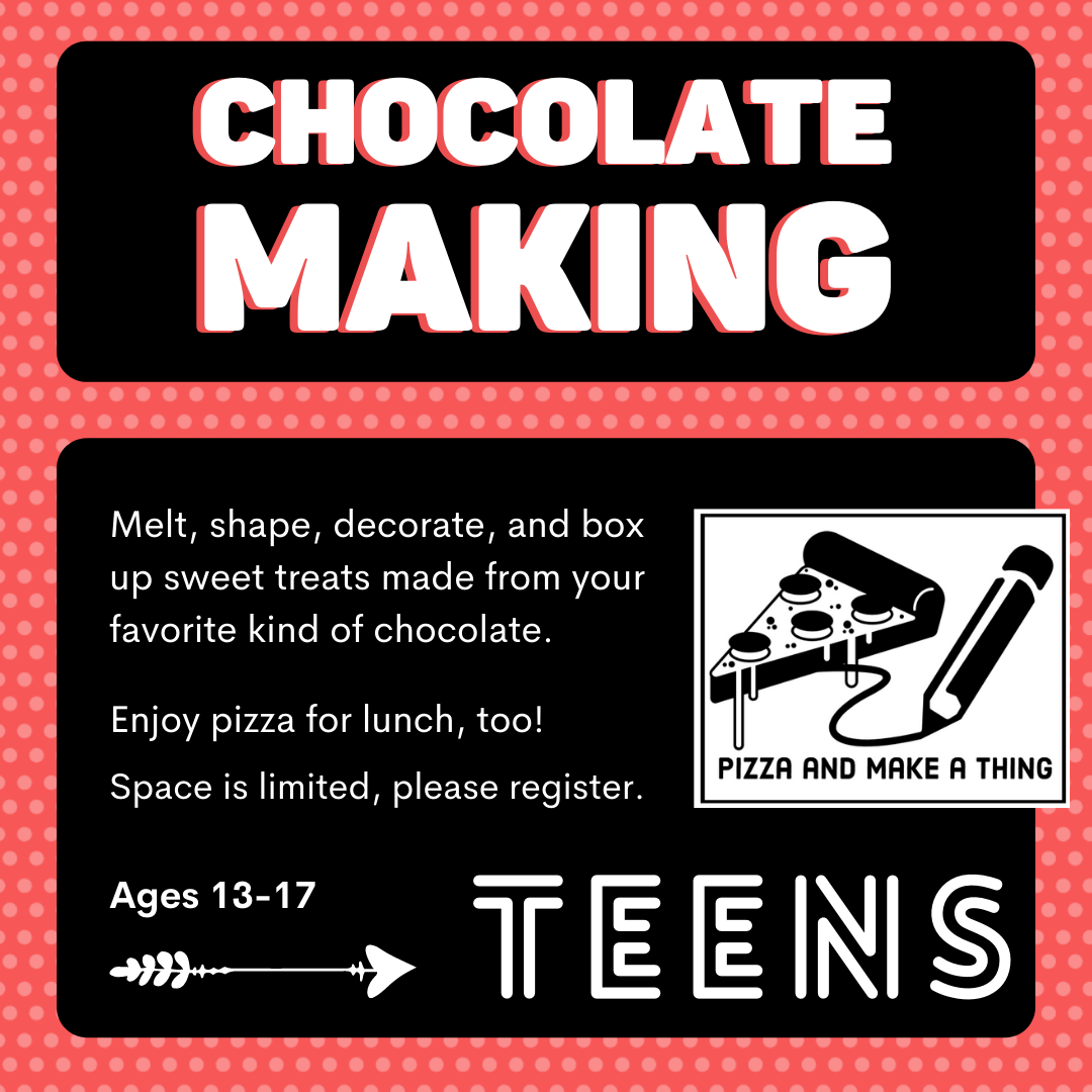 Chocolate Making: A Pizza & Make a Thing Event