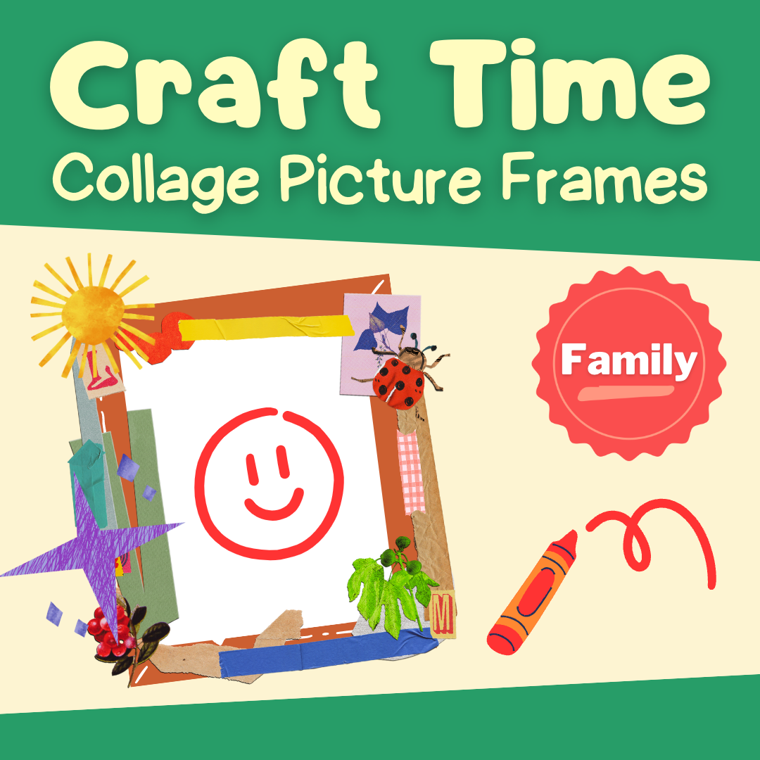 Craft Time: Collage Picture Frames