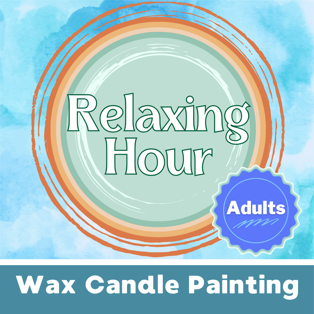 Relaxing Hour: Wax Candle Painting