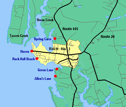 Paddle Kent County - Rock Hall and vicinity