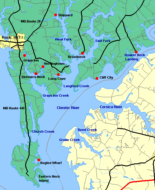 Paddle Kent County - Mouth of the Chester River and Eastern Neck Island