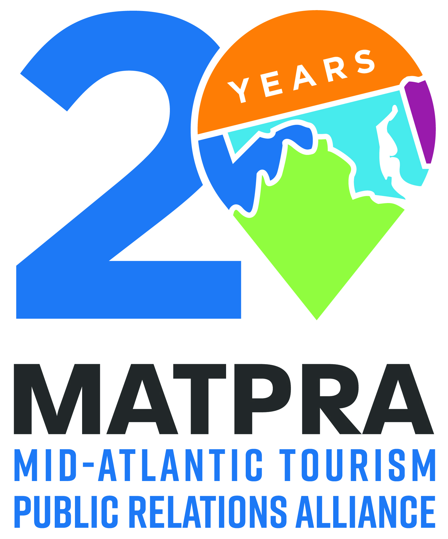 MATPRA Anniversary Logo Stacked